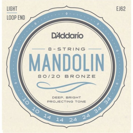 Dadddario  EJ62 Mandolin Tel Seti