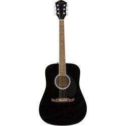 Fender FA-125 Dreadnought Ceviz Klavye Black Akustik Gitar