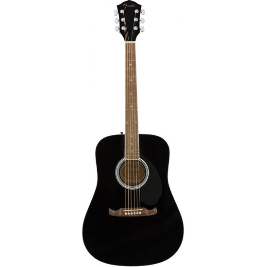 Fender FA-125 Dreadnought Ceviz Klavye Black Akustik Gitar