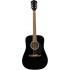 Fender FA-125 Dreadnought Ceviz Klavye Black Akustik Gitar