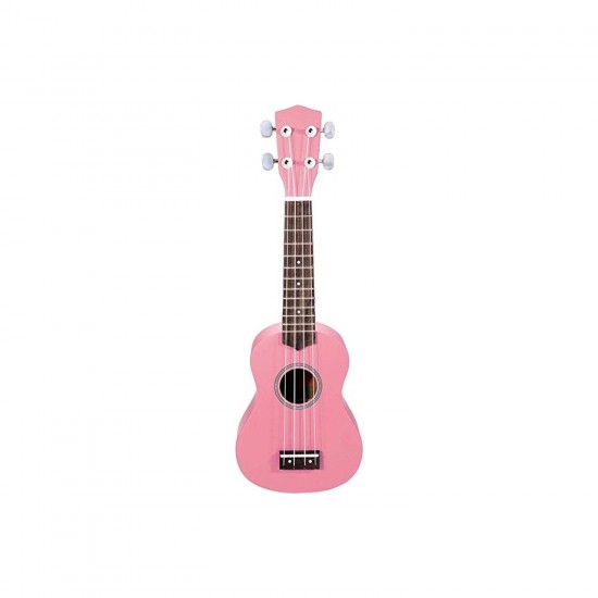 PUKA PK10PK Soprano Ukulele Pembe