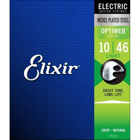 ELIXIR 19052 Optiweb .010-.046 Elektro Gitar Teli .