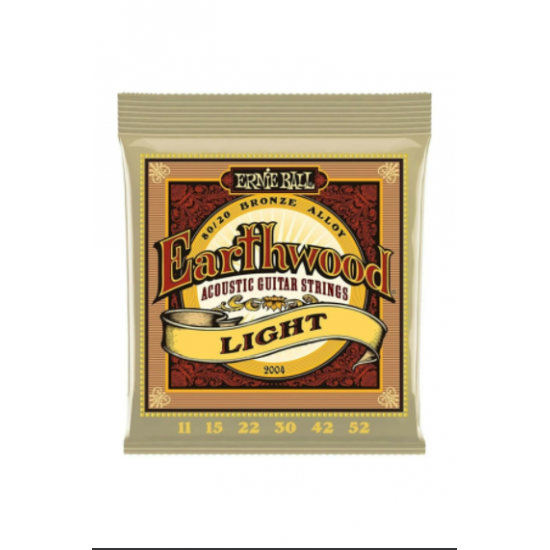 Ernie Ball P02004 Earthwood Light Akustik Gitar Teli