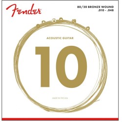 Fender 70XL 80-20 Bronze Akustik Gitar Teli 10-48