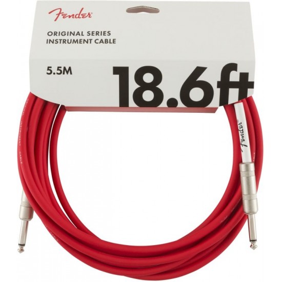 Fender Original Instrument Cable Fiesta Red 5.5 Metre Kablo