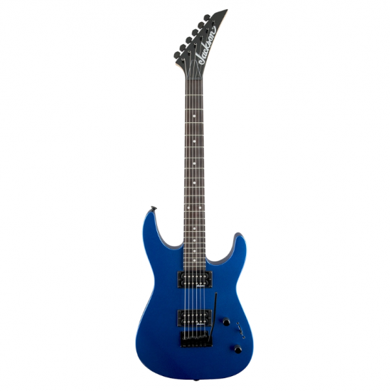 Jackson JS11 Dinky 2-Point Tremolo Amaranth Klavye Metallic Blue Elektro Gitar