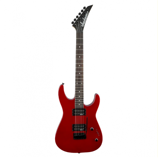 Jackson JS11 Dinky 2-Point Tremolo Amaranth Klavye Metallic Red Elektro Gitar