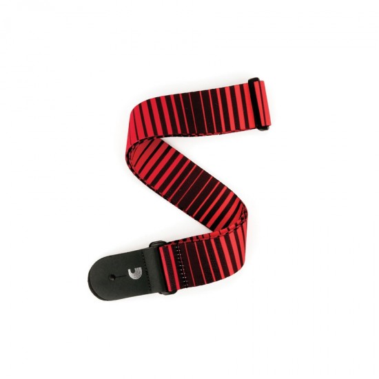 PLANETWAVES GİTAR ASKISI ROCK STRIPES - RED P20S1507