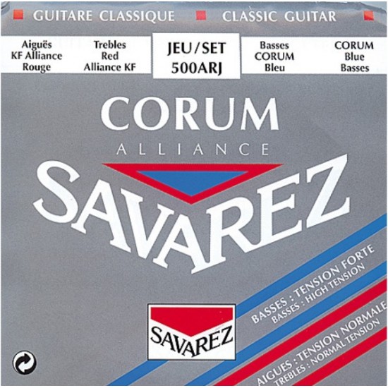 Savarez 500ARJ Alliance Hard Tension Classic Rouge Blue Klasik Gitar Teli