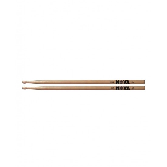 VICFIRTH BAGET(ÇİFT) NOVA 5A WOOD, HICKORY, 16"X0.565", MEDI